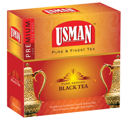Usman Kenyan Black Tea, 100 tea bags, 200g