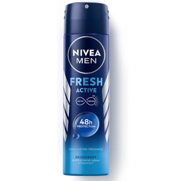 Nivea Men Fresh Active Deodorant, 150ml