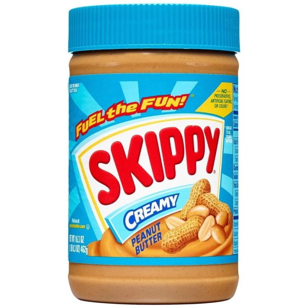 Skippy Creamy Peanut Butter Spread, 462g