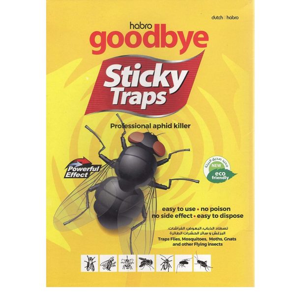 Dutch and Habro Goodbye Sticky Trap 5 Nos Professional Aphid Killer
