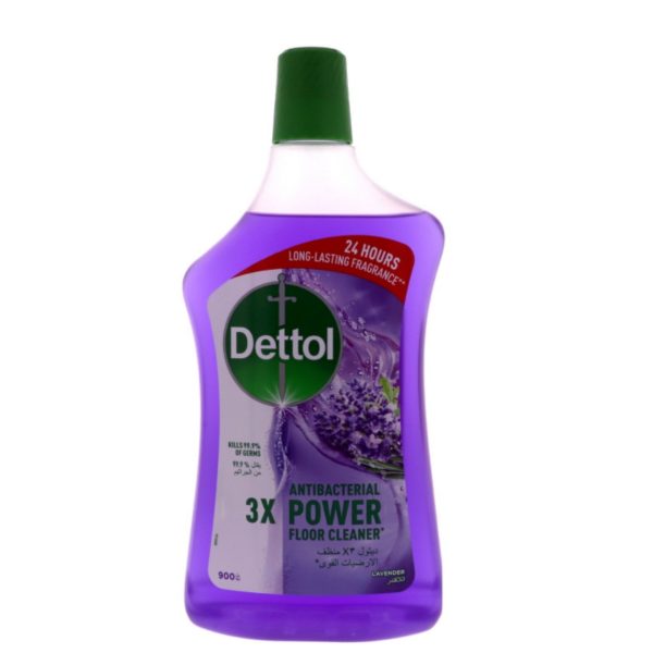 Dettol Power Antibacterial Floor Cleaner Lavender, 900ml
