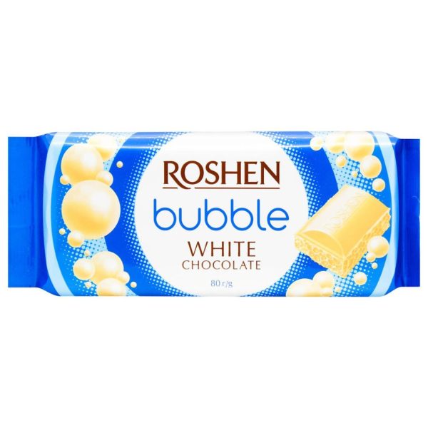 Roshen Bubble White Chocolate, 80g