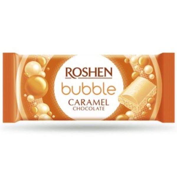 Roshen Bubble Caramel Chocolate, 80g