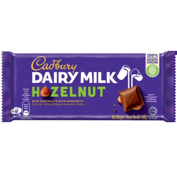 Cadbury Dairy Milk Hazelnut, 160g