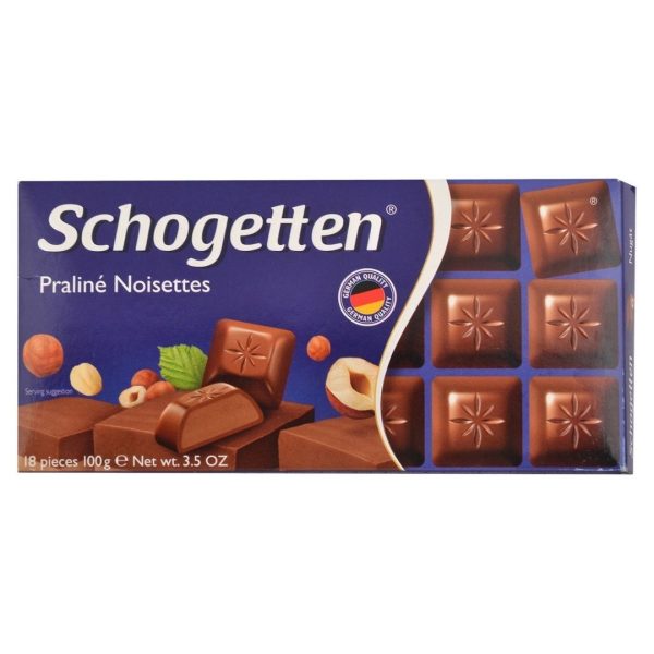 Schogetten Chocolate Praline Noisettes, 100g