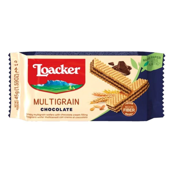 Loacker Multigrain Chocolate Wafer, 45g