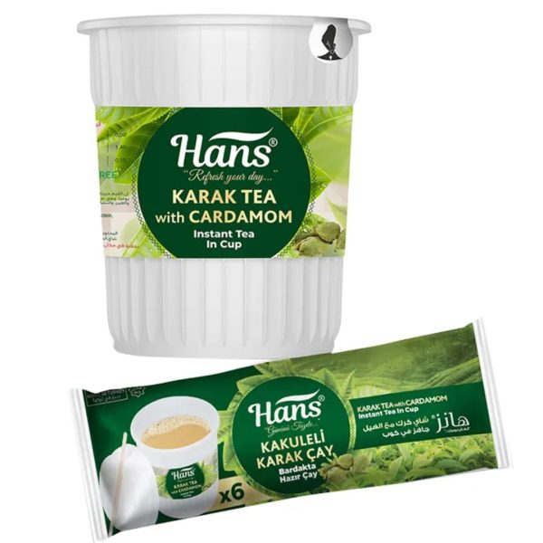 Hans Karak Tea With Cardamom In Cup, 6*20g