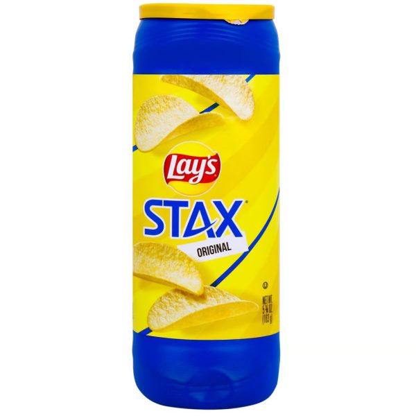 Lays Stax Original Potato Chips, 163g