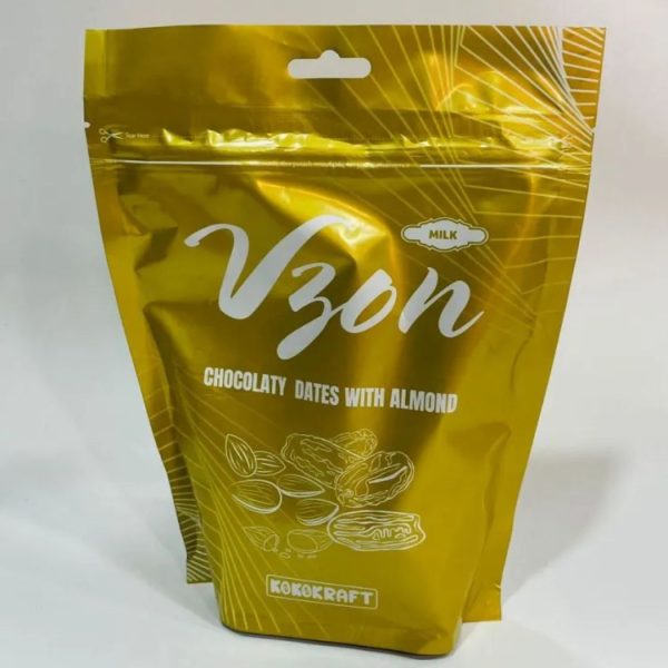 Vzon Milk Chocolate Dates With Almond, 300