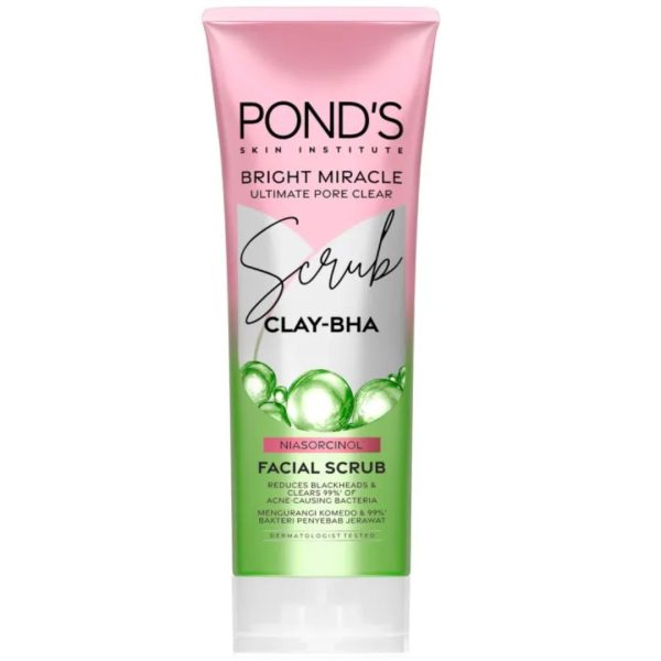 Pond's Bright Miracle Ultimate Pore Clear Facial Scrub, 100g