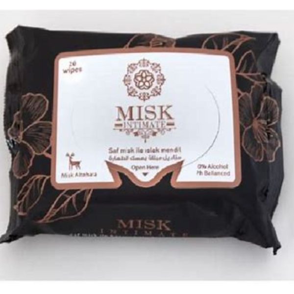 Misk Intimate Wet Wipes, 20wps