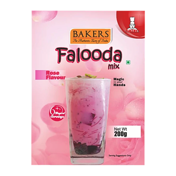 Bakers Falooda Mix Rose Flavour, 200g