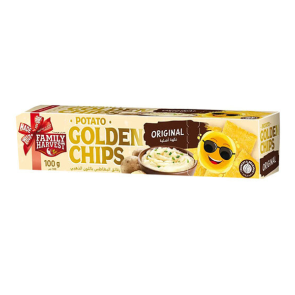 Family Harvest Potato Golden Chips Original, 100g