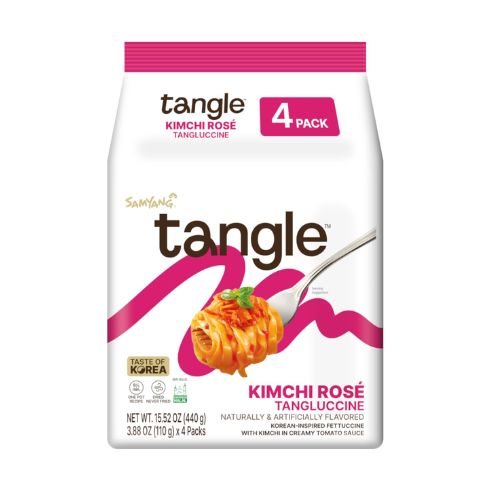 Samyang Tangle Bulgogi Alfredo Tangluccine – Korean-Style Fettuccine Pasta (4 x 110g)