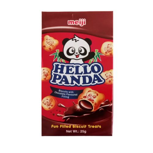 Meiji Hello Panda Chocolate Filled Biscuit , 25g