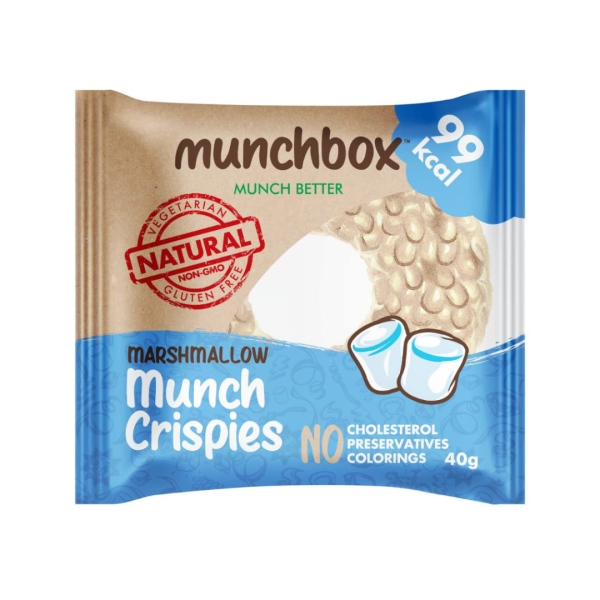 Munchbox Marshmallow Much Crispies, 40g