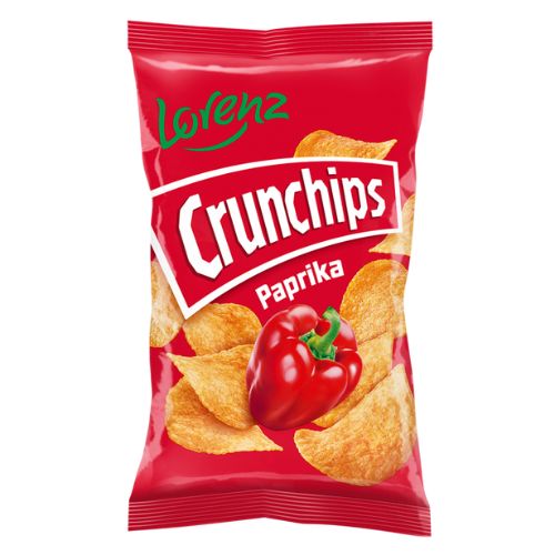 Lorenz Crunchips Paprika Flavored Potato Chips, 100g
