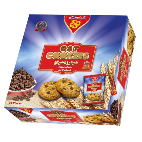Al Seedawi Oat Cookies with Chocolate, 216g