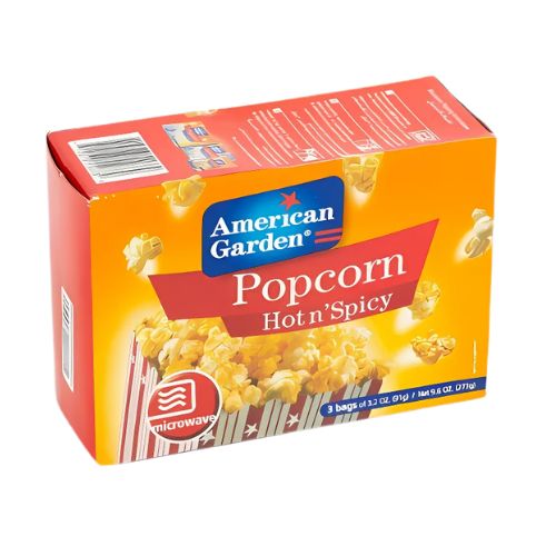 American Garden Microwave Hot & Spicy Popcorn, 273