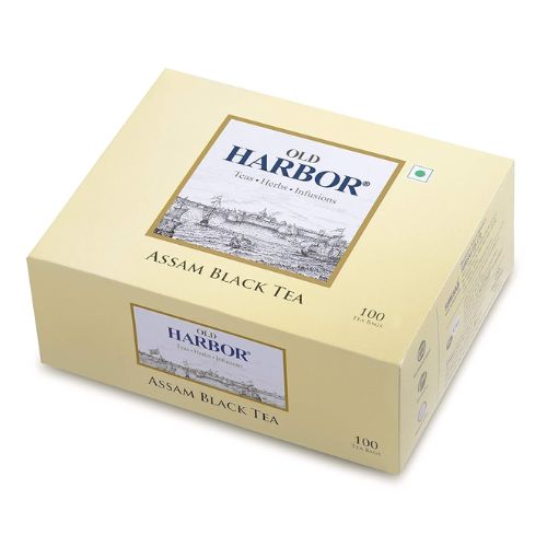 Old Harbor Premium Assam Black Tea 100 Tea Bags, 200g
