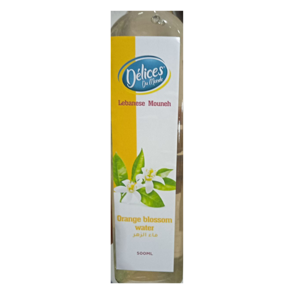 Delices Du Monde Orange Blossom Water, 500ml